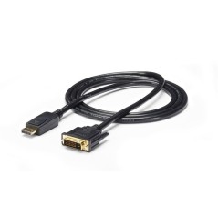 StarTech 6ft DisplayPort to DVI Cable - 1920x1200 Resolution, Passive Adapter for High-Quality Display Connection